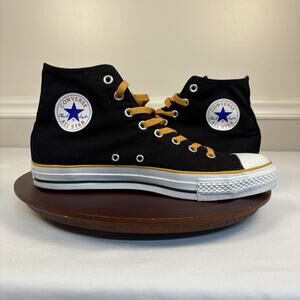 CONVERSE CTAS HI FIELD SURPLUS Foldover Hi Top Sneaker Black/Green/Gold Size 12